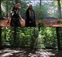 Comparison showing the original movie frame.