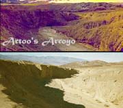 Comparison from then (top) and now (bottom)