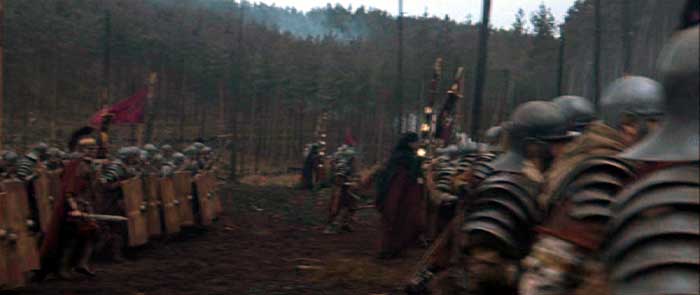 Crossing the field