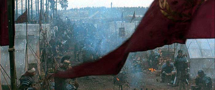 The morning after the battle