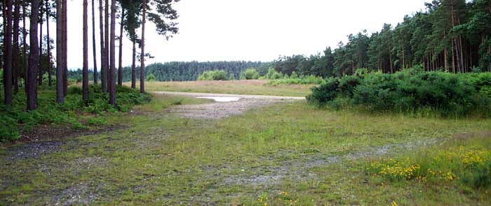 Looking toward the battlefield