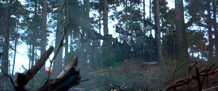 The emperor atop the command hill