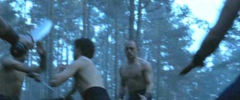 Low angle during the exercise