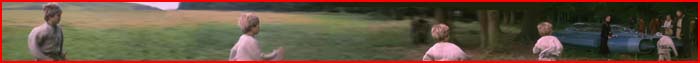 Anakin runs across the grass