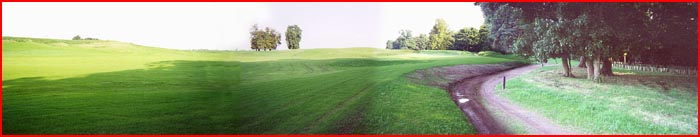 Golf course under construction