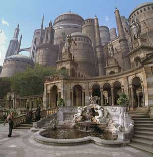 Theed skyline
